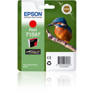 CARTUCCIA ROSSO EPSON ULTRACHROME HI-GLOSS SERIE MARTIN PESCATORE TAGLIA XL COD. C13T15974010