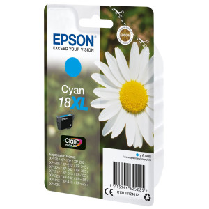 CARTUCCIA CIANO EPSON CLARIA HOME SERIE 18XL/MARGHERITA IN CONF. BLISTER RS COD. C13T18124012
