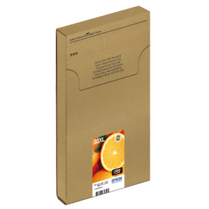 CONF. 5 CARTUCCE INK XL MULTIPACK 1 PER COLORE 33 ARANCE EASY MAIL COD. C13T33574510