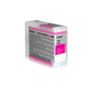 TANICA INCHIOSTRO A PIGMENTI EPSON ULTRACHROME K3 VIVID-MAGENTA (80ML). COD. C13T580A00