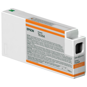 TANICA INCHIOSTRO A PIGMENTI ARANCIO EPSON ULTRACHROME HDR(700ML). COD. C13T636A00