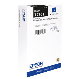 TANICA INCHIOSTRO A PIGMENTI NERO EPSON DURABRITE ULTRA, L WF-8XXX SERIES COD. C13T75614N