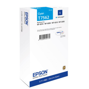 TANICA INCHIOSTRO A PIGMENTI CIANO EPSON DURABRITE ULTRA, L WF-8XXX SERIES COD. C13T75624N