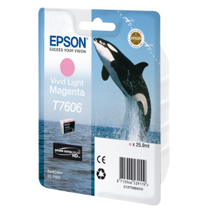 EPSON CARTUCCIA T7606 VIV LIGHT MAGENTA 25,9 ML COD. C13T76064N10
