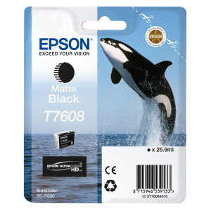CARTUCCIA INCHIOSTRO A PIGM. NERO MATTE T7608 COD. C13T76084N10