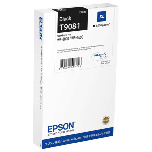 TANICA INCHIOSTRO A PIGMENTI NERO EPSON DURABRITE ULTRA XL COD. C13T90814N