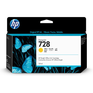 CARTUCCIA GETTO D'INCHIOSTRO HP 728 GIALLO 130ML COD. F9J65A