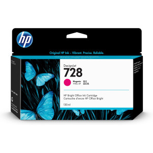CARTUCCIA GETTO D'INCHIOSTRO HP 728 MAGENTA 130ML COD. F9J66A