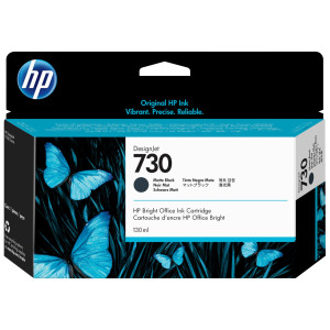 CARTUCCIA INCHIOSTRO NERO OPACO HP DESIGNJET 730 DA 130 ML COD. P2V65A