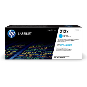 CARTUCCIA TONER CIANO 212X PER HP LASER JET ENTERPRISE M554-M555-MFP M578 SERIES COD. W2121X