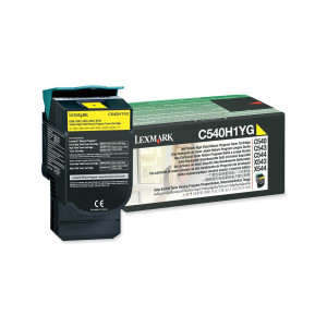 TONER RETURN PROGRAM GIALLO C540 C543 C544 X543 ALTA CAPACITA' COD. C540H1YG