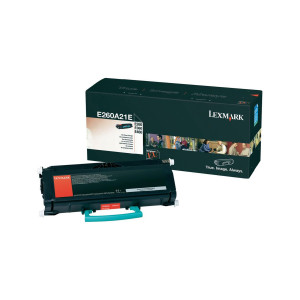 TONER NERO NON RETURN PROGRAM E260 E360 E460 CAPACITA' STANDARD COD. E260A21E