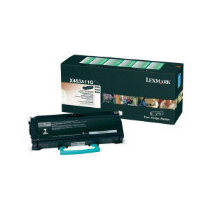 TONER NERO NON RETURN PROGRAM X463 X464 X466 CAPACITA' 3500PG COD. X463A11G