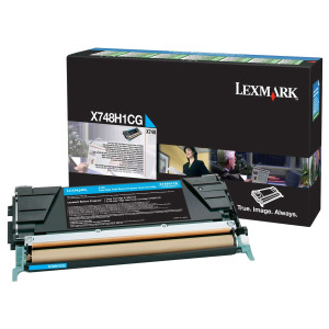 TONER CIANO RETURN PROGRAM X748 ALTA CAPACITA' COD. X748H1CG