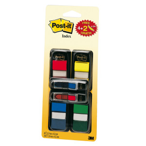 200 SEGNAPAGINA INDEX 680 IN 4 COLORI CLASSICI + 48 MINI FRECCE COD. 7100238445