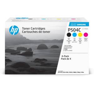 HP/SAMSUNG CONFEZIONE DA 4 CARTUCCE TONER NERO/CIANO/MAGENTA/GIALLO CLT-P504C COD. SU400A