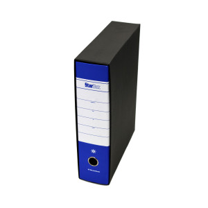 REGISTRATORE STARBOX F.TO PROTOCOLLO DORSO 8CM BLU STARLINE COD. 0201929.BL CONFEZIONE DA 12