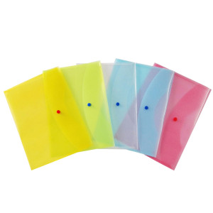 BUSTA CON BOTTONE 22X30CM COLORI ASS. STARLINE COD. 1318001 ASSORTIS CONFEZIONE DA 5