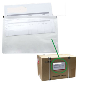 100 BUSTE PORTADOCUMENTI ADESIVA 225X160MM STARLINE COD. 3025