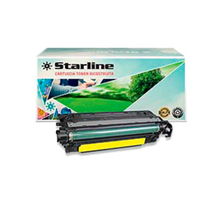 TONER RIC. X HP LASER JET GIALLO CP3525SERIE CM3530SERIE COD. 3525Y-STA