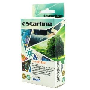 CARTUCCIA INK CIANO PER PRINT C/BROTHER LC 123C COD. JNBR123C