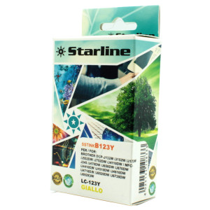 CARTUCCIA INK GIALLA PER PRINT C/BROTHER LC 123Y COD. JNBR123Y