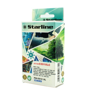 CARTUCCIA INK CIANO PER PRINT C/CANON CLI 551XL COD. JNCA551C