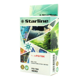 CARTUCCIA INK NERO PER PRINT C/CANON PIXMA MX7600 PGI-7BK COD. JNCA7B