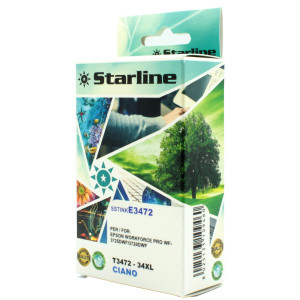 CARTUCCIA INK CIANO PER PRINT C/EPSON T3472 COD. JNEP34C