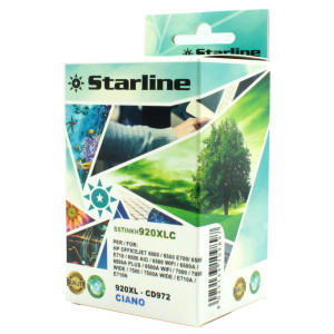 CARTUCCIA INK CIANO PER PRINT C/HP N. 920 E 920XL CON CHIP COD. JNHP920C