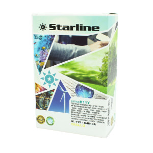 STARLINE TESTINA INK COMPATIBILE GIALLO PER HP N 11 COD. JRHP11PHY