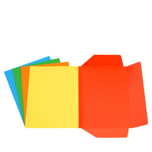 25 CARTELLINE 3 LEMBI MIX 5 COLORI BRISTOL 200GR STARLINE COD. OD0112BLXXXAH15