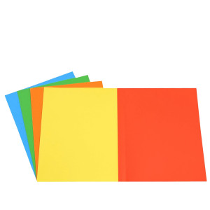 50 CARTELLINE SEMPLICI MIX 5 COLORI BRISTOL 200GR STARLINE COD. OD0113BLXXXAJ15