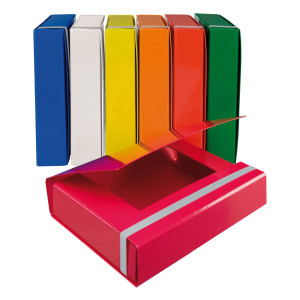 CARTELLA PROGETTO DORSO 7CM C/ELASTICO ASSORT. STARLINE COD. OD0507RXXXXAN15 CONFEZIONE DA 7