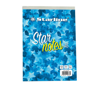 BLOCCO NOTE A5 15X21CM 5MM 60GR 60FG STARNOTES STARLINE COD. ODBLSTL2700A55M CONFEZIONE DA 10
