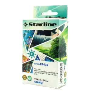 CARTUCCIA INK CIANO PER PRINT C/EPSON T2432 COD. P10E2432XLCY