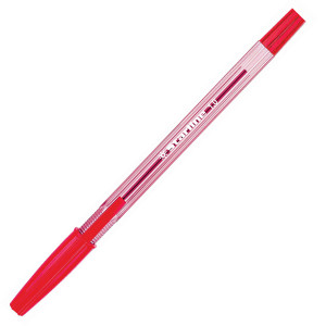 SCATOLA 50 PENNA SFERA ROSSO P.MEDIA 1.0MM STARLINE COD. STL1109.