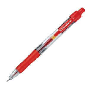 PENNA SFERA SCATTO INK GEL ROSSO 0.7MM FINE STARLINE COD. STL1210. CONFEZIONE DA 12