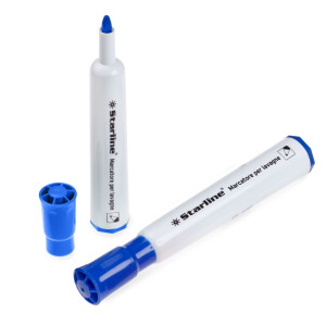 MARCATORE PER LAVAGNE PUNTA TONDA 2MM BLU STARLINE COD. STL1650. CONFEZIONE DA 12