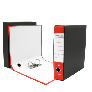 REGISTRATORE STARBOX F.TO COMMERCIALE DORSO 5CM ROSSO STARLINE COD. STL4031