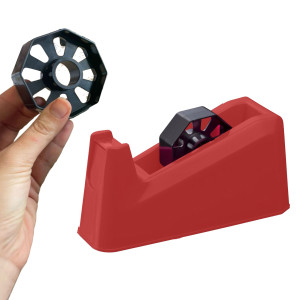 DISPENSER DA BANCO PER NASTRI 33/66MT ROSSO STARLINE COD. STL6605ROSSO66