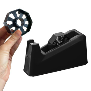DISPENSER DA BANCO PER NASTRI 33/66MT NERO STARLINE COD. STL6606NERO66