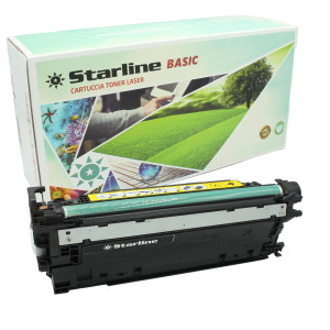 TONER MAGENTA COMPATIBILE STARLINE BASIC PER HP COLOR LASERJET CP3525 COD. TNHP253M