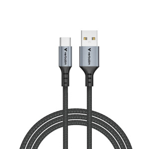 VERBATIM CAVO DI SINCRONIZZAZIONE E RICARICA DA USB-A A USB-C_18W_120 CM COD. 31843