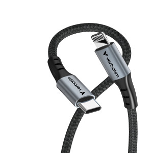 VERBATIM CAVO DI SINCRONIZZAZIONE E RICARICA DA  USB-C A LIGHTNING_120 CM COD. 31844