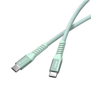 VERBATIM CAVO MAGNETICO SYNC  CHARGE USB-C TO USB-C 100W  120 CM_VERDE COD. 31855