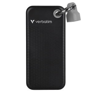 VERBATIM POCKET SSD USB 3.2 GEN 2 1TB NERO/GRIGIO COD. 32190