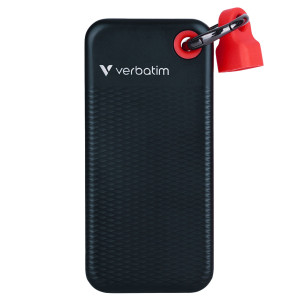 VERBATIM POCKET SSD USB 3.2 GEN 2 1TB NERO/ROSSO COD. 32192