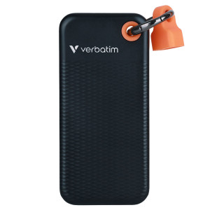 VERBATIM POCKET SSD USB 3.2 GEN 2 1TB NERO/ARANCIO COD. 32193