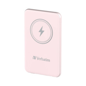 POWER BANK WIRELESS MAGNETICO 5000 MAH ROSA_ VERBATIM COD. 32243